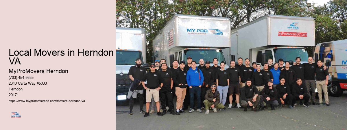 Local Movers in Herndon VA